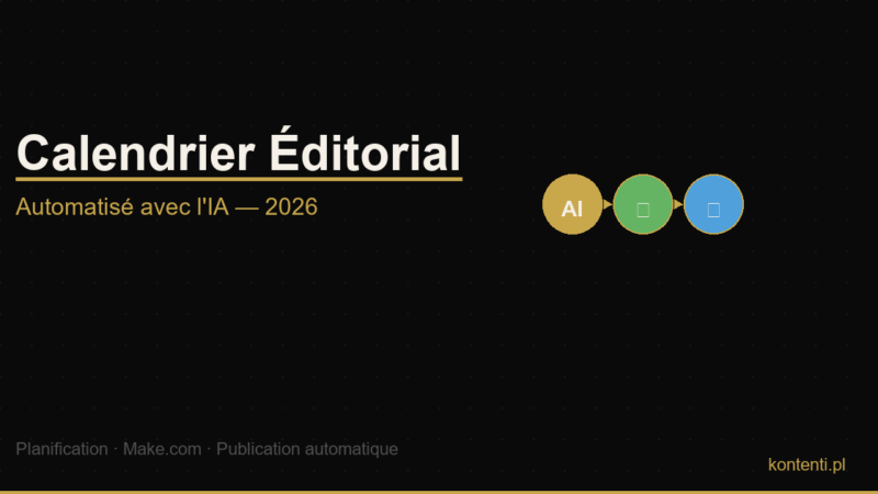 AI Editorial Calendar Automation — Kontenti