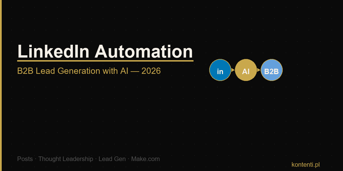 LinkedIn Automation B2B — Kontenti