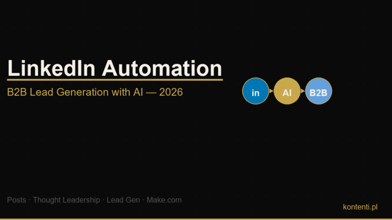 LinkedIn Automation B2B — Kontenti